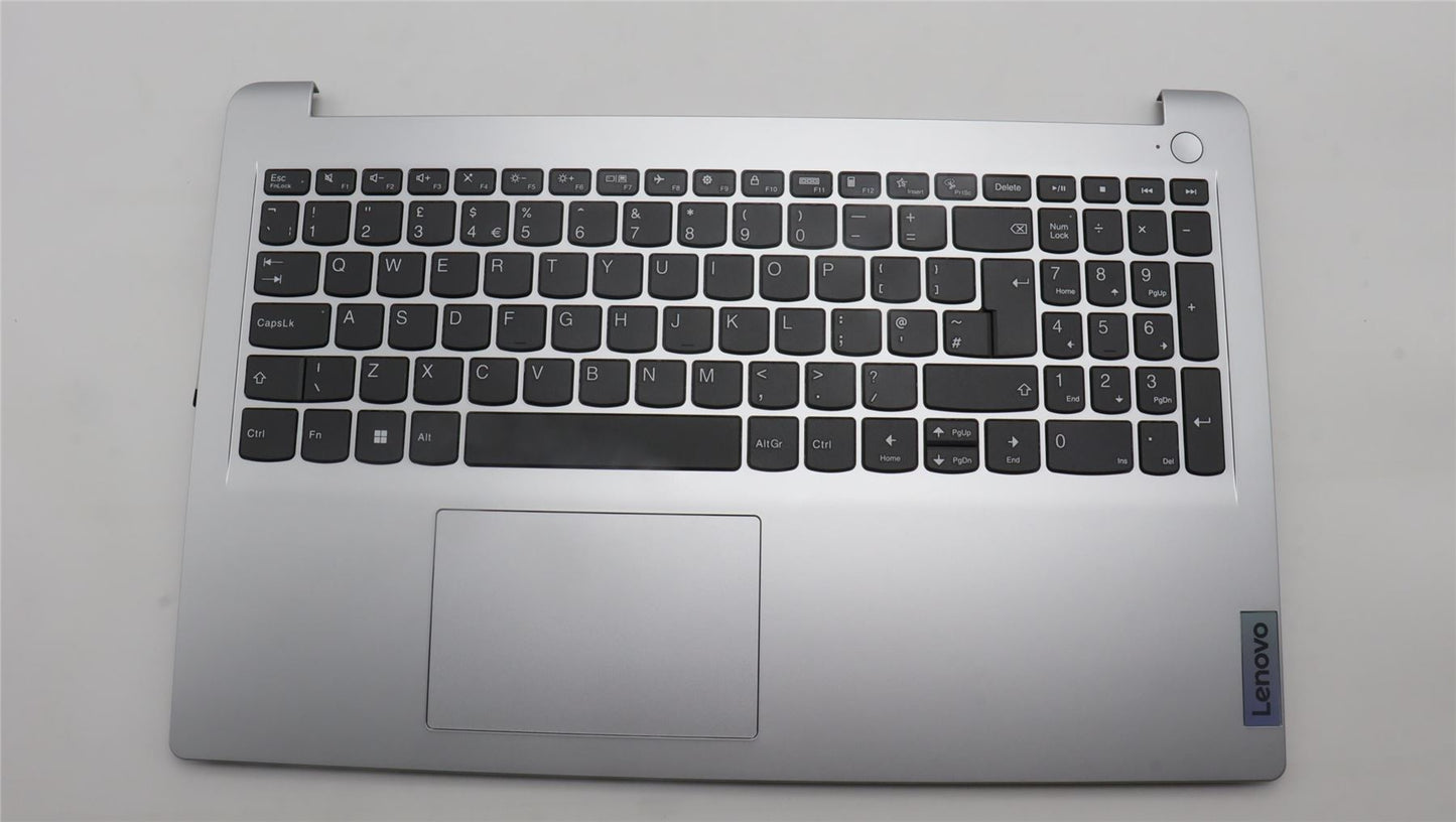 Lenovo IdeaPad 1 15IAU7 Palmrest Cover Touchpad Keyboard UK Grey 5CB1H92108