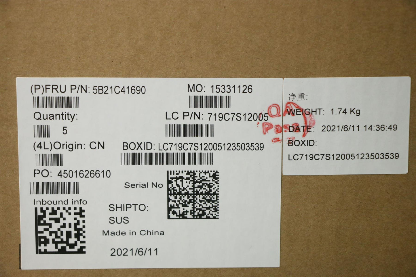 Lenovo 5 15ACH6 Motherboard Mainboard DIS AMDR75800H 5B21C41690