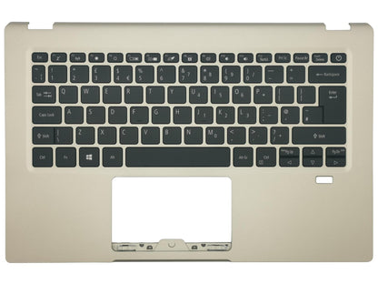 Acer Swift SF114-34 Palmrest Cover Keyboard UK Gold Backlit 6B.A7BN8.031