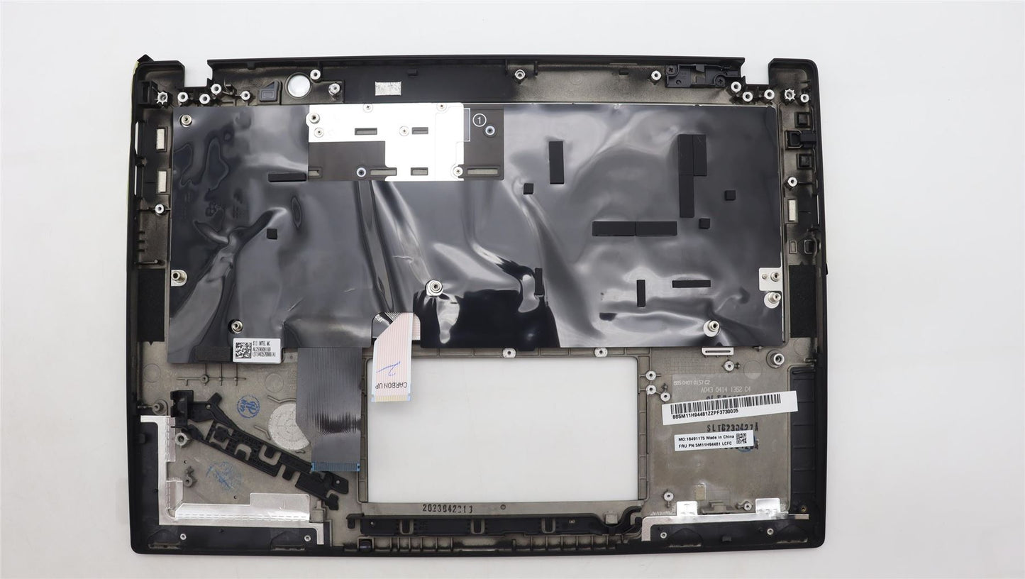 Lenovo ThinkPad X13 Gen 4 Keyboard Palmrest Top Cover Bulgarian Black 5M11H94480