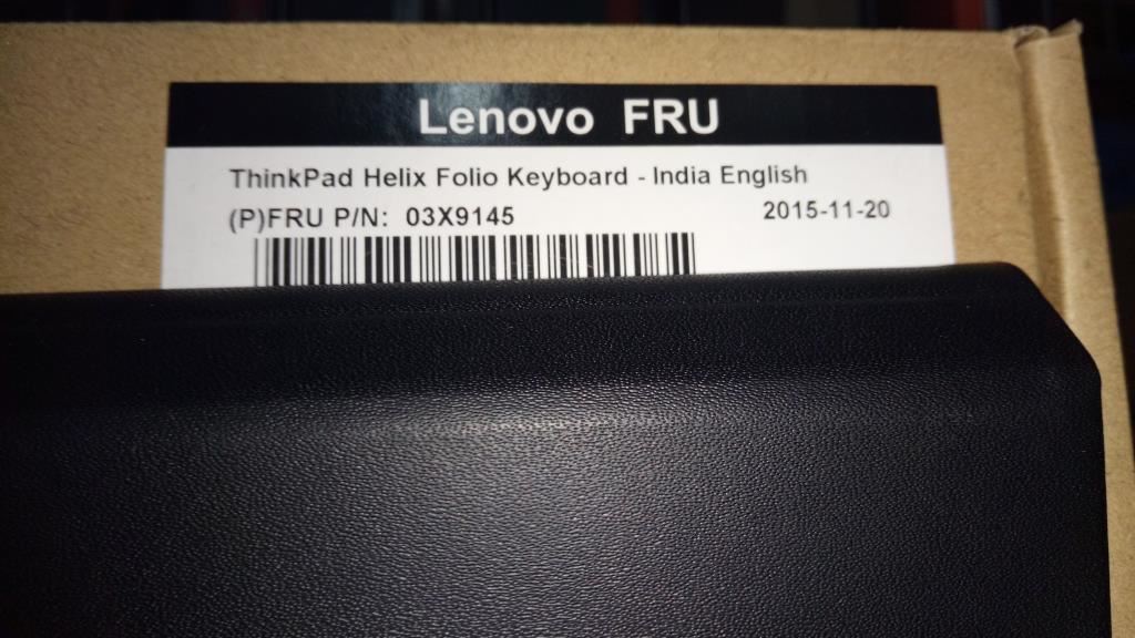 Lenovo TP Helix Folio KBD IND Indian English Keyboard 03X9145