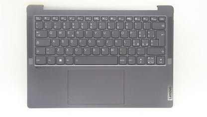 Lenovo Yoga 6 14IAP8 Palmrest Cover Touchpad Keyboard Italian Grey 5CB1K02699
