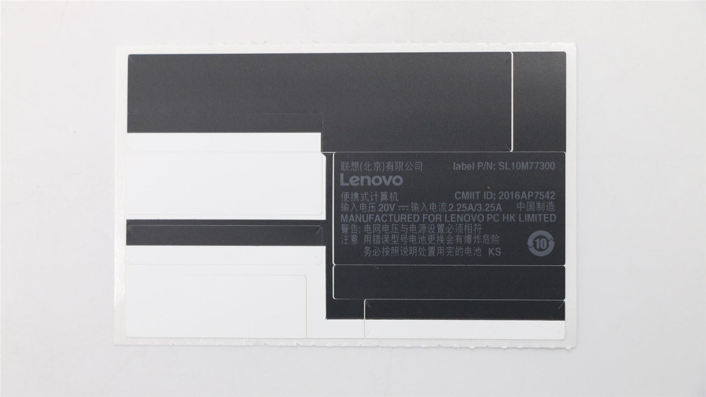 Lenovo 01ER357 LABEL Geo Label KIT