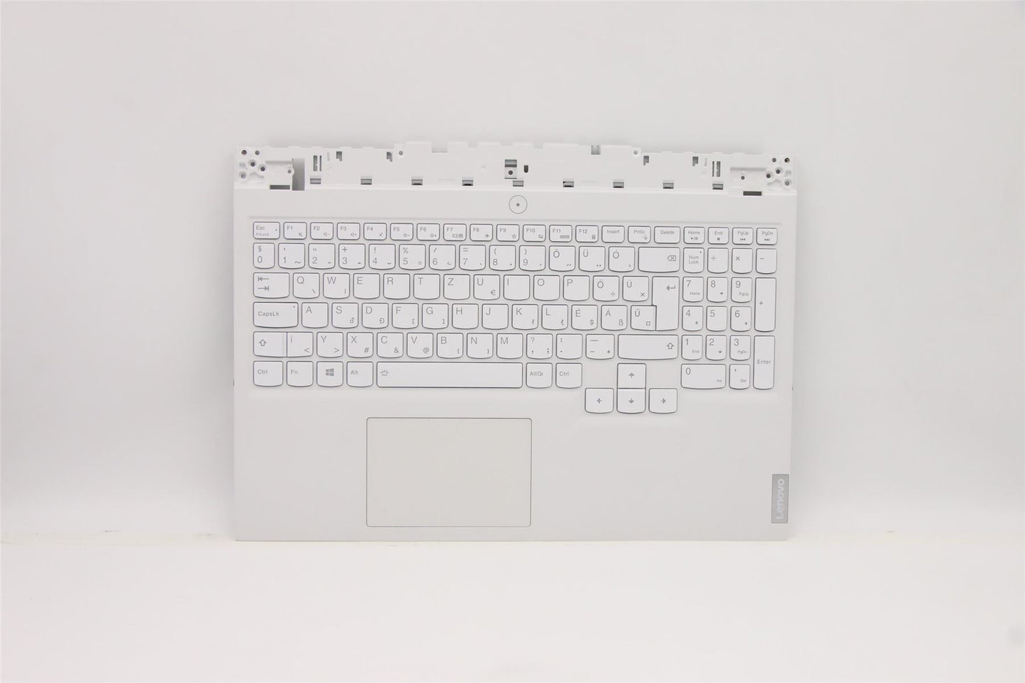 Lenovo Legion 5-15ACH6 Keyboard Palmrest Top Cover Hungarian White 5CB1C93107