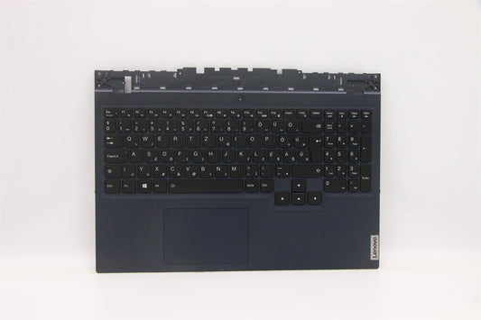 Lenovo 5 15ACH6 Palmrest Cover Touchpad Keyboard Hungarian Blue 5CB1C93075