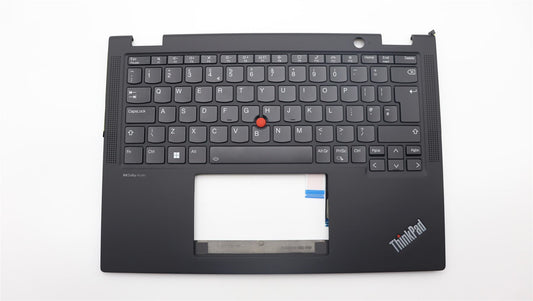 Lenovo Yoga X13 Gen 4 Palmrest Cover Keyboard UK Black 5M11L64180