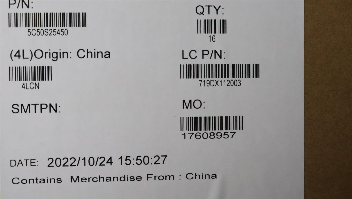 Lenovo Cardpop L 82V8 EMMC/B 5C50S25450