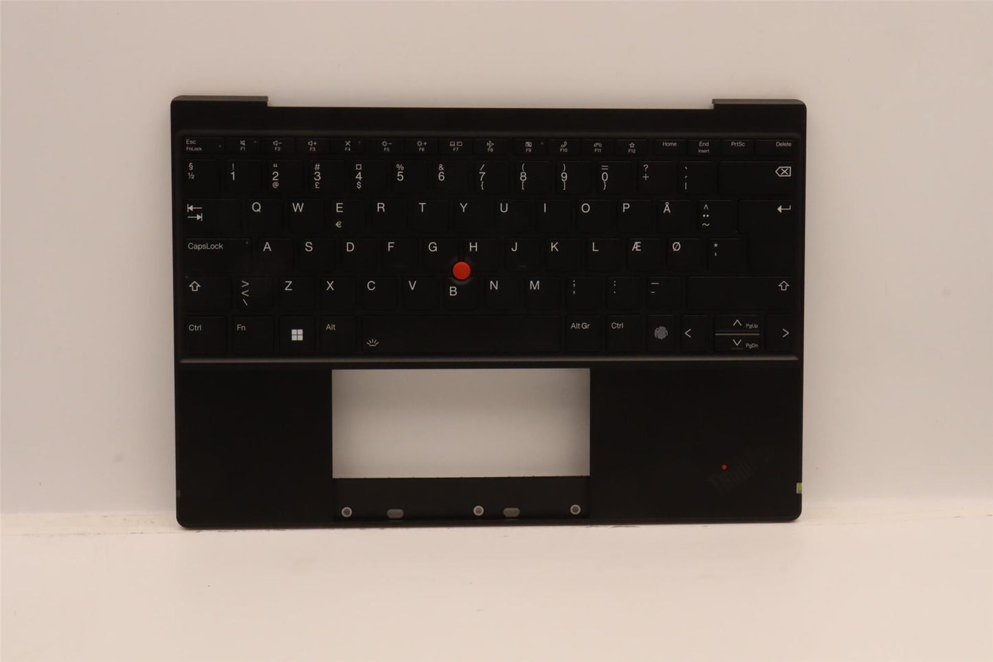 Lenovo ThinkPad Z13 Gen 1 Keyboard Palmrest Top Cover Danish Black 5M11H95000