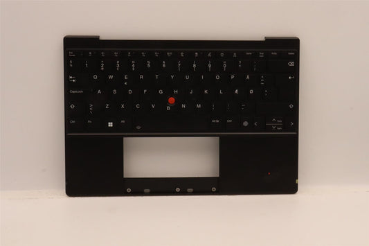 Lenovo ThinkPad Z13 Gen 1 Keyboard Palmrest Top Cover Danish Black 5M11H95000