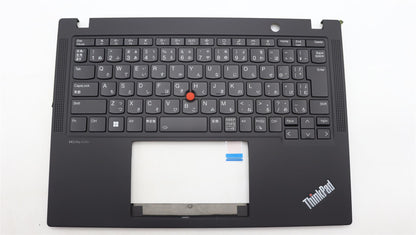 Lenovo ThinkPad X13 Gen 4 Keyboard Palmrest Top Cover Japanese Black 5M11H94414