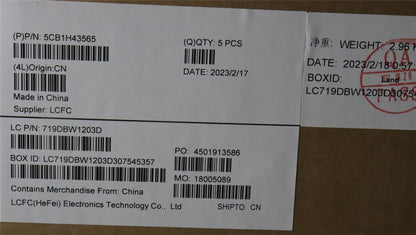 Lenovo IdeaPad 3 14IAU7 Palmrest Cover Touchpad Keyboard French 5CB1H43565