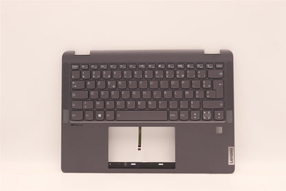 Lenovo IdeaPad 5 14IAU7 Keyboard Palmrest Top Cover French Storm Grey 5CB1H79890