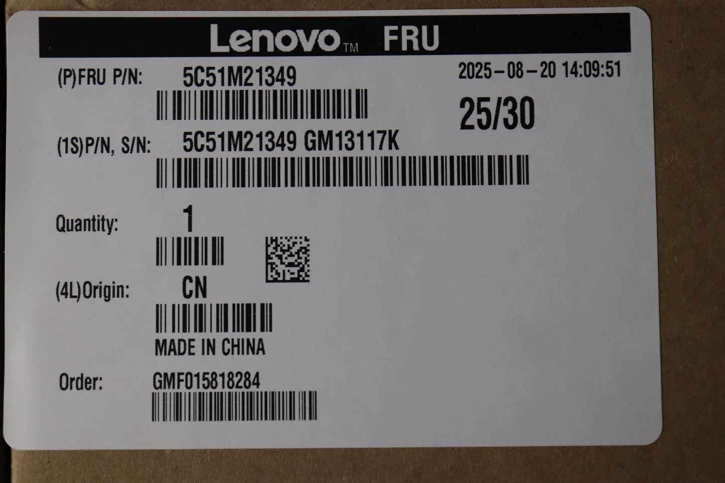 Lenovo CARDPOP Sunix PCIEx1 1-port card Serial PCIe PCI x1 Board 5C51M21349