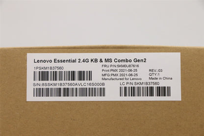 Lenovo Primax R71_G2 2.4G BKG SW_F_G 5KM0U87616