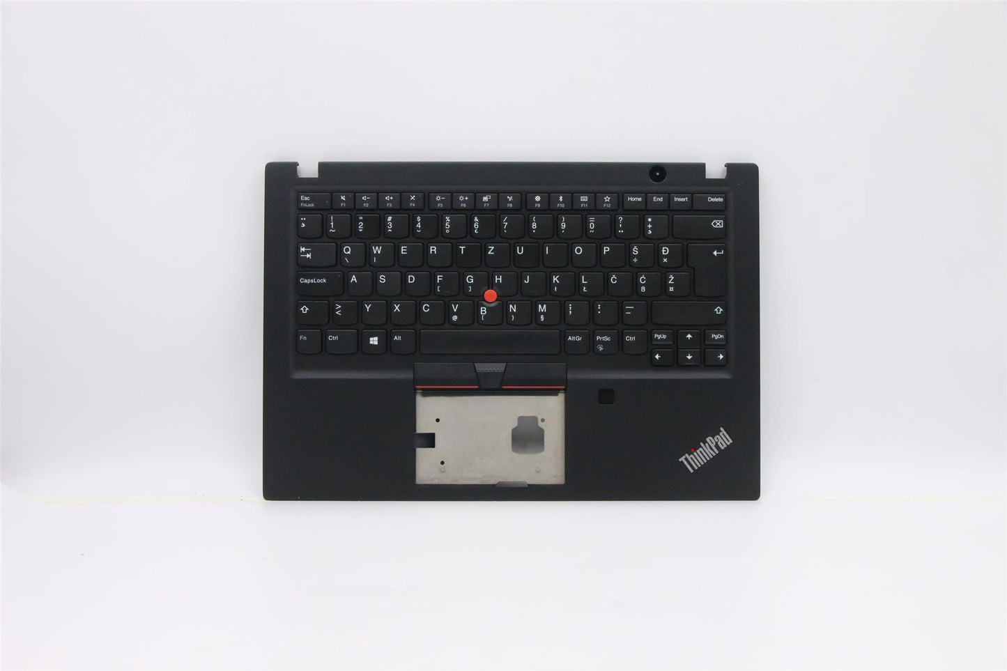 Lenovo ThinkPad T490s Keyboard Palmrest Top Cover Slovenian Black 02HM443