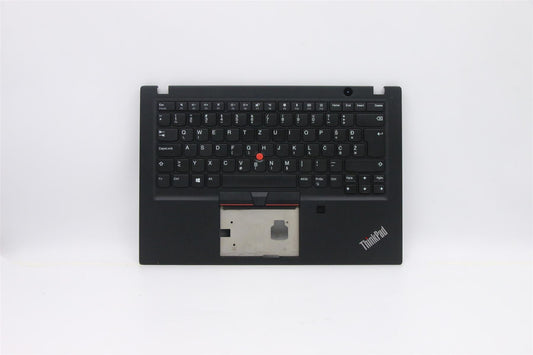 Lenovo ThinkPad T490s Keyboard Palmrest Top Cover Slovenian Black 02HM443