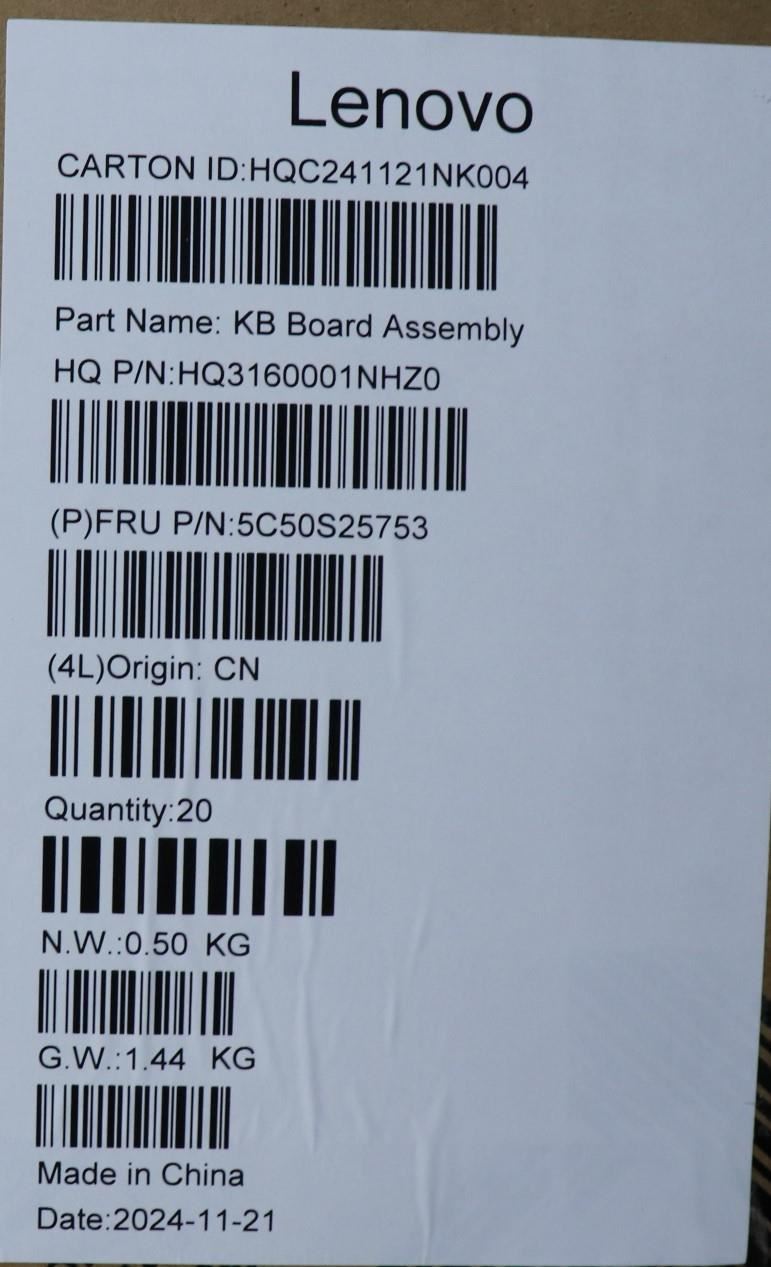 Lenovo CARDPOP H 83L3 R USB Board 5C50S25753