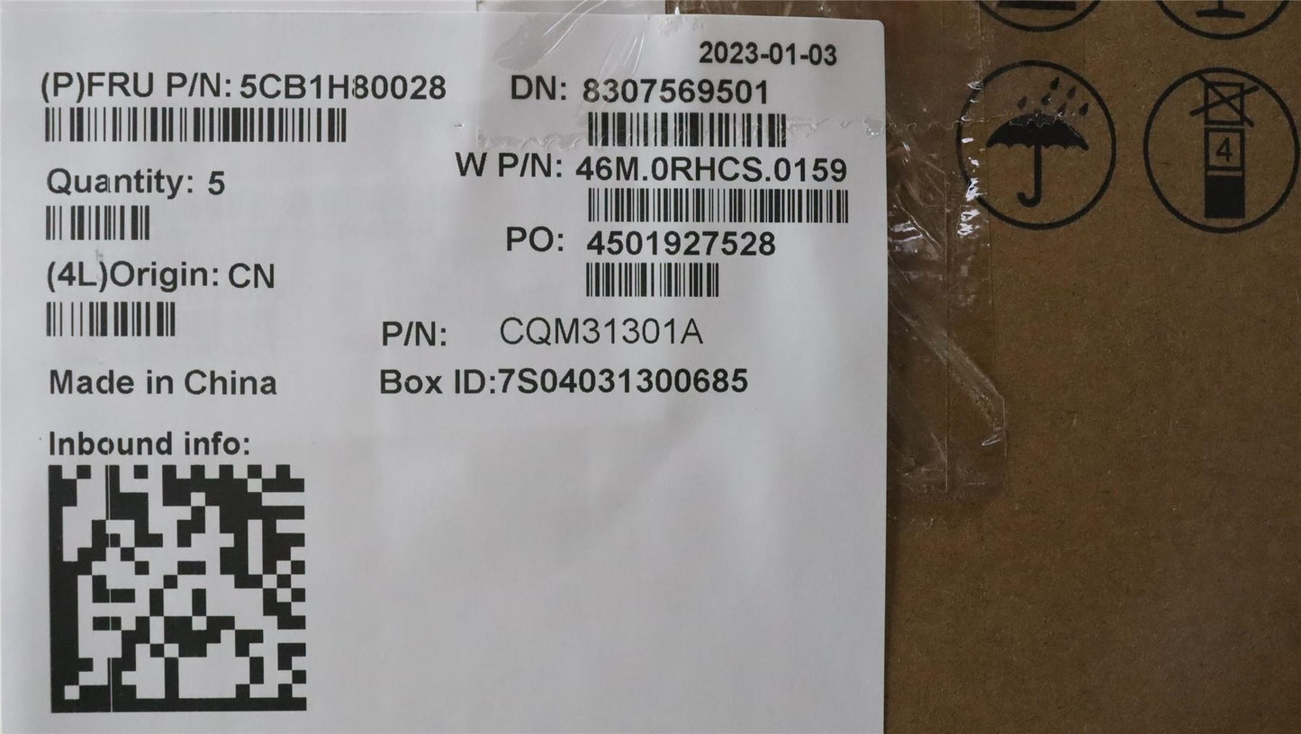 Lenovo Upper Case ASM_SWS W 82R7 SB BL 5CB1H80028