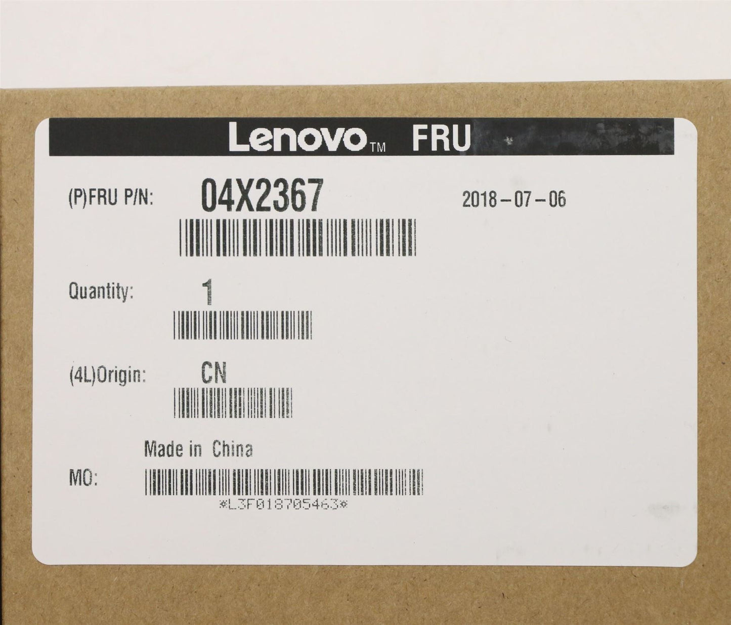 Lenovo BEZEL, Non ODD bezel without CR 04X2367