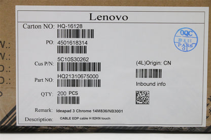 Lenovo Chromebook 14M836 Cable Lcd Screen Display LED 5C10S30262