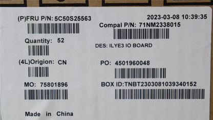 Lenovo IO board C 82YA 5C50S25563