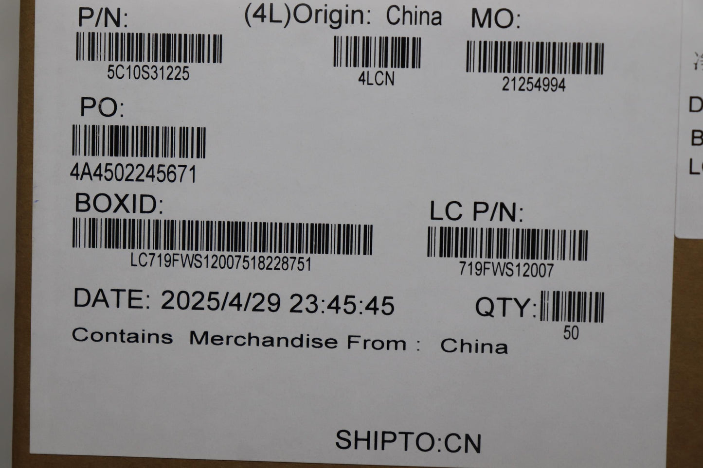 Lenovo L 83K0 MGE M/B-EDP eDP Cable 5C10S31225