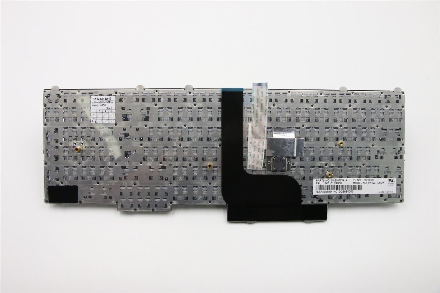 Lenovo ThinkPad P51 P71 Keyboard Danish Black 01ER960