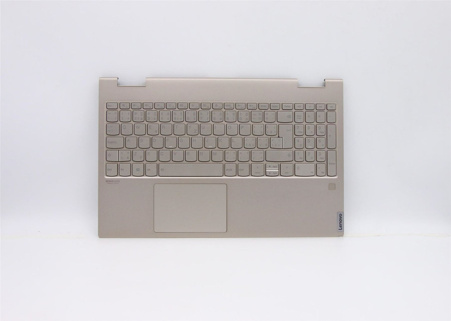 Lenovo Yoga C740-15IML Keyboard Palmrest Top Cover Czech Mica 5CB0U43845
