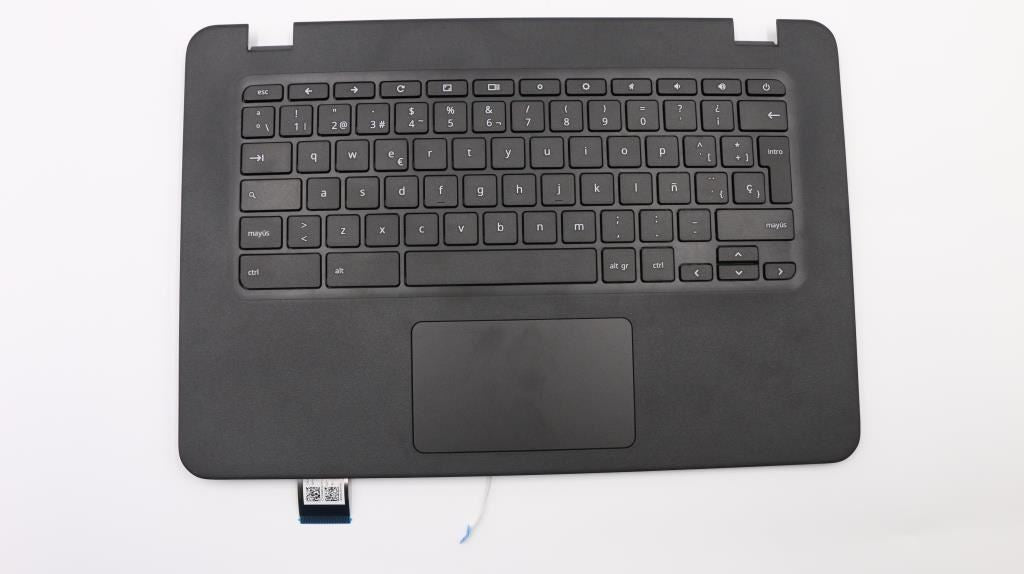 Lenovo Miix 510-12IKB Keyboard Palmrest Top Cover Spanish Black 5CB0N67007