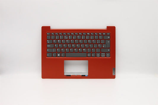 Lenovo IdeaPad 1-14IGL05 Keyboard Palmrest Top Cover UK Orange 5CB0X57025