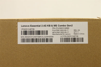 Lenovo IdeaCentre 3-27ITL6 3-27ALC6 3-24ITL6 Wireless Keyboard Mouse 5KM1C40680
