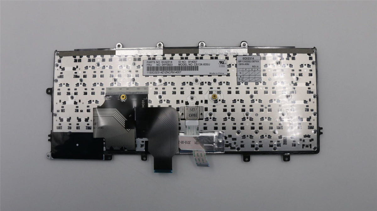 Genuine Lenovo ThinkPad X240 X250 Keyboard Russian Black 04Y0923