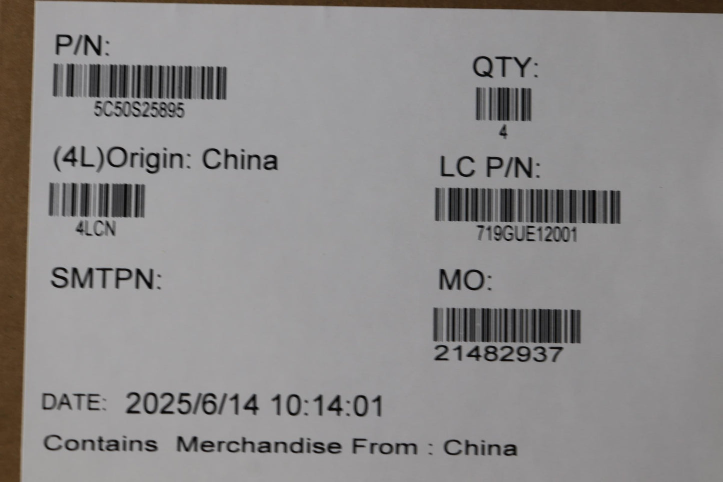 Lenovo CARDPOP L 83F0 IO/B NSG941 I/O Board 5C50S25895