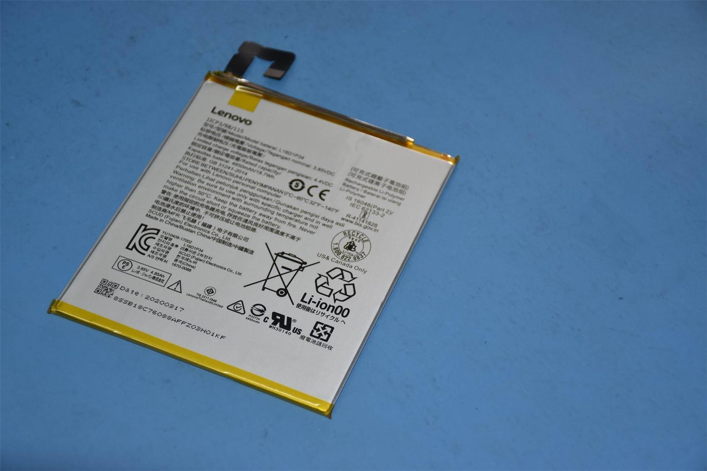 Lenovo Tab E10 Tablet (TB-X104F/TB-X104F1/TB-X104X/TB-X104L) Battery SB18C76088