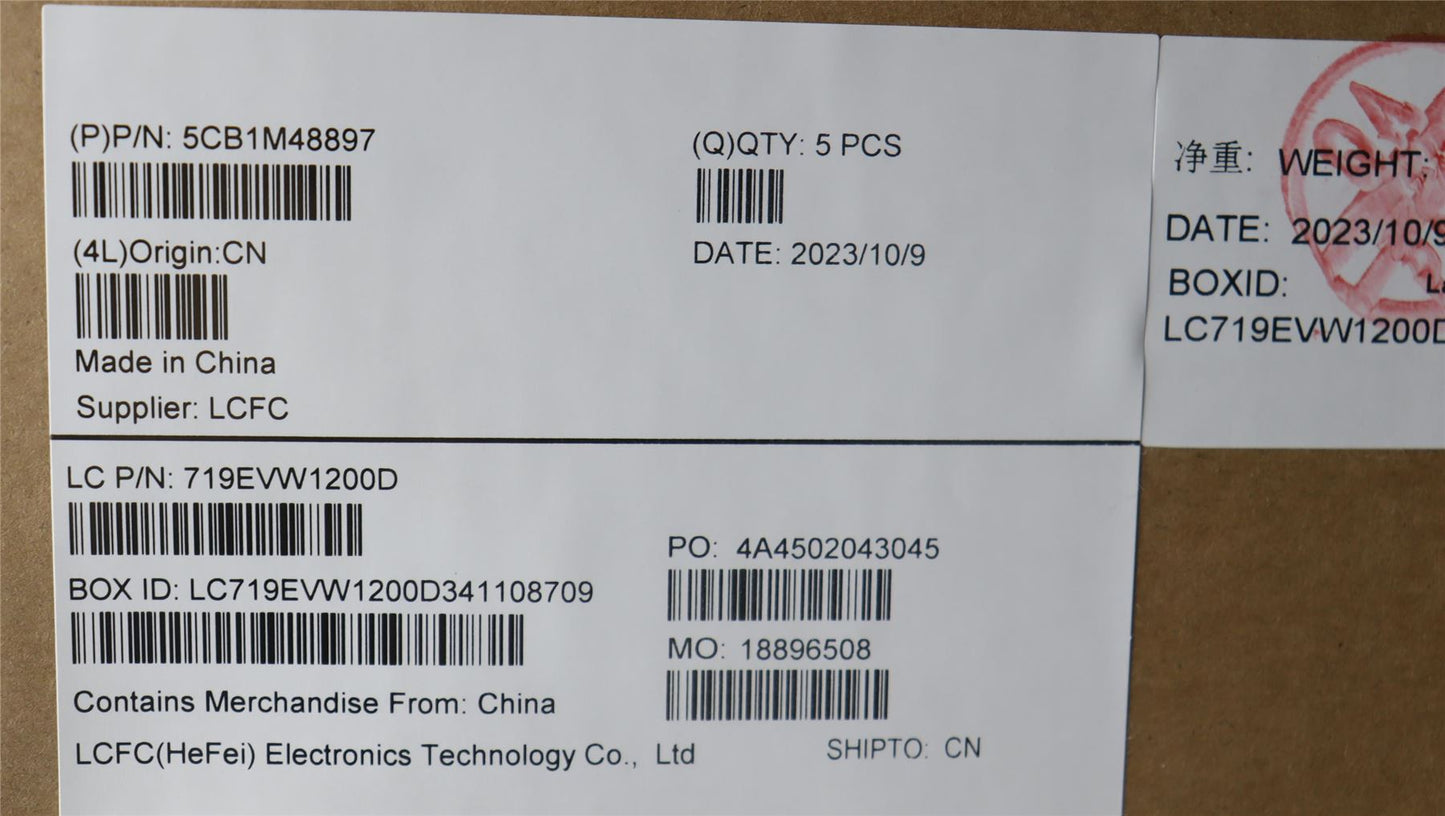 Lenovo V15 G4 IAH Palmrest Cover Touchpad Keyboard Belgian Black 5CB1M48897