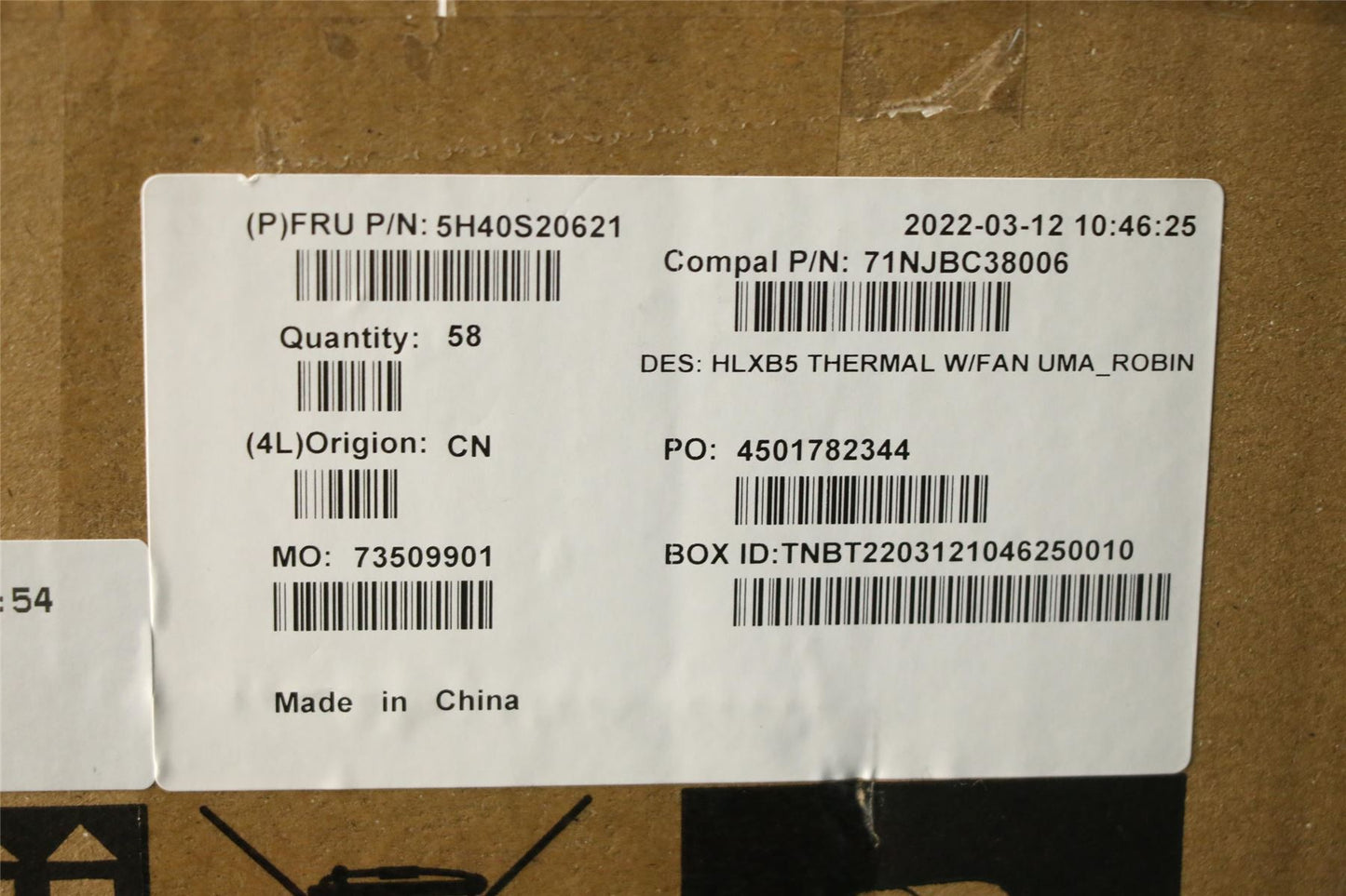 Lenovo ThinkBook 15 G4 ABA 15 G5 ABP Thermal Heatsink Cooling Fan 5H40S20622