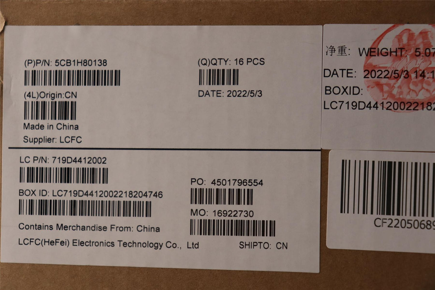 Lenovo LCD Cover L 82SX CG 5CB1H80138