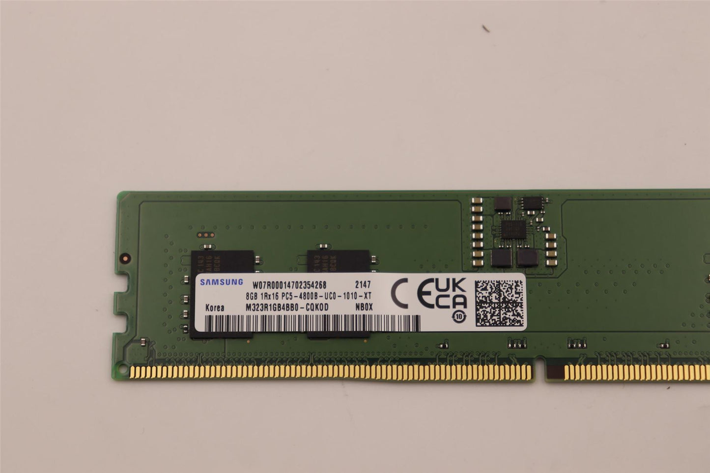 Lenovo UDIMM,8GB, DDR5,4800 ,Samsung 5M30Z71686