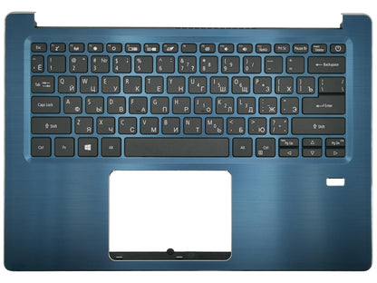 Acer Swift SF314-56G Palmrest Cover Keyboard Russian Blue 6B.GYMN1.023