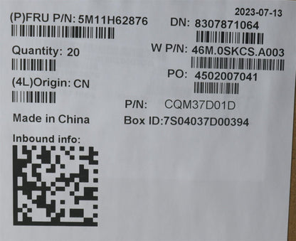 Lenovo MECH_ASM FR MECH_ASM A COVER YG 2.0T BK 5M11H62876
