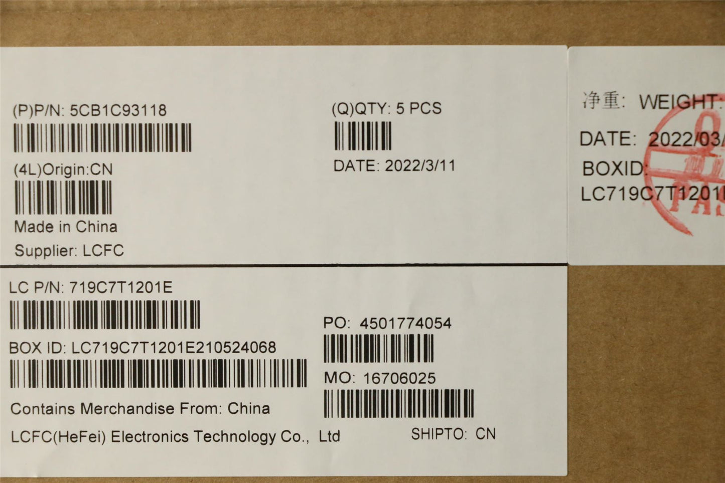 Lenovo Upper Case ASM_SWS L82JW SG_BUW/F 5CB1C93118