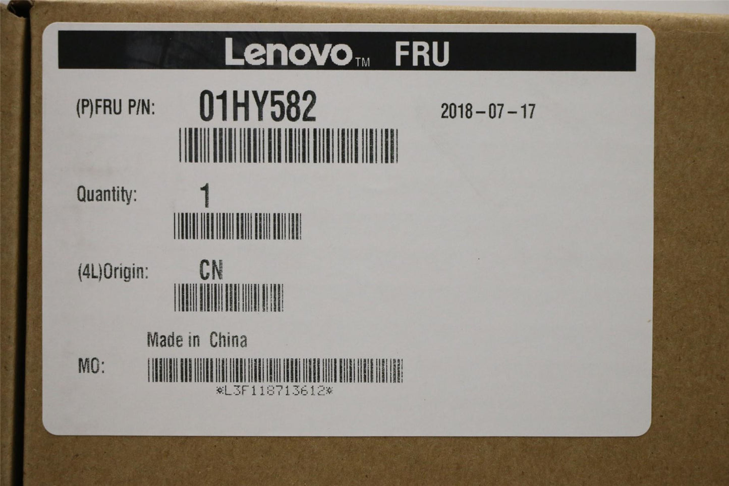 Lenovo FRU LCD cover wigig 01HY582