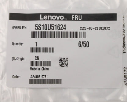 Lenovo 5S10U51624 Screw,M3x8,Cheesehead