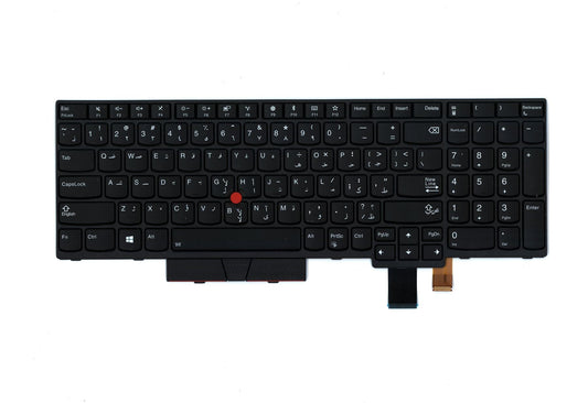 Genuine Lenovo ThinkPad T570 P51s T570 P51s Keyboard Arabic Black 01ER546
