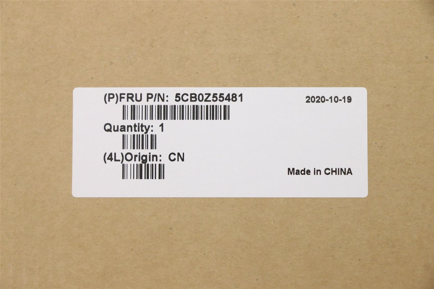 Lenovo Lower Case W 82GW IB 5CB0Z55481