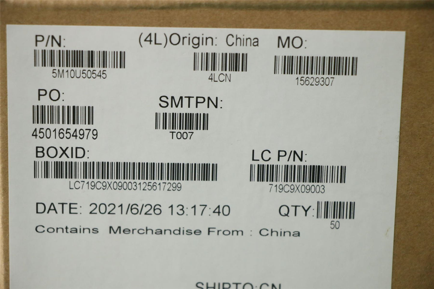 Lenovo MECH_ASM GTU02_ACETATE_CLOTH 5M10U50545