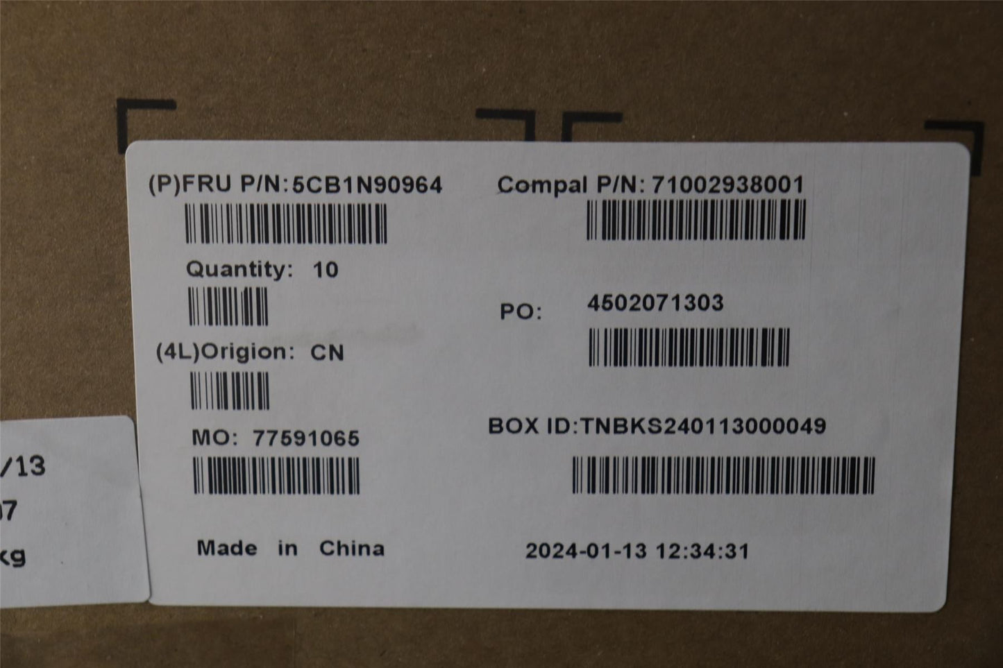 Lenovo Lower Case C 83FW AL CG 5CB1N90964