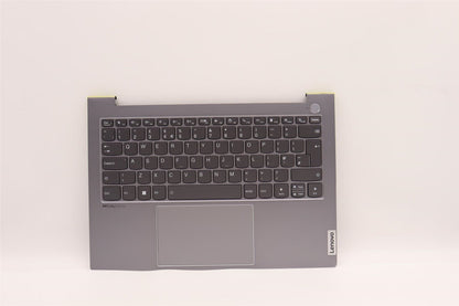 Lenovo ThinkBook 14 G4+ IAP Keyboard Palmrest Top Cover UK Grey 5CB1H68348