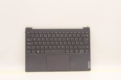 Lenovo Yoga 7 13IAP7 Palmrest Cover Touchpad Keyboard UK Slate Grey 5CB1J31409