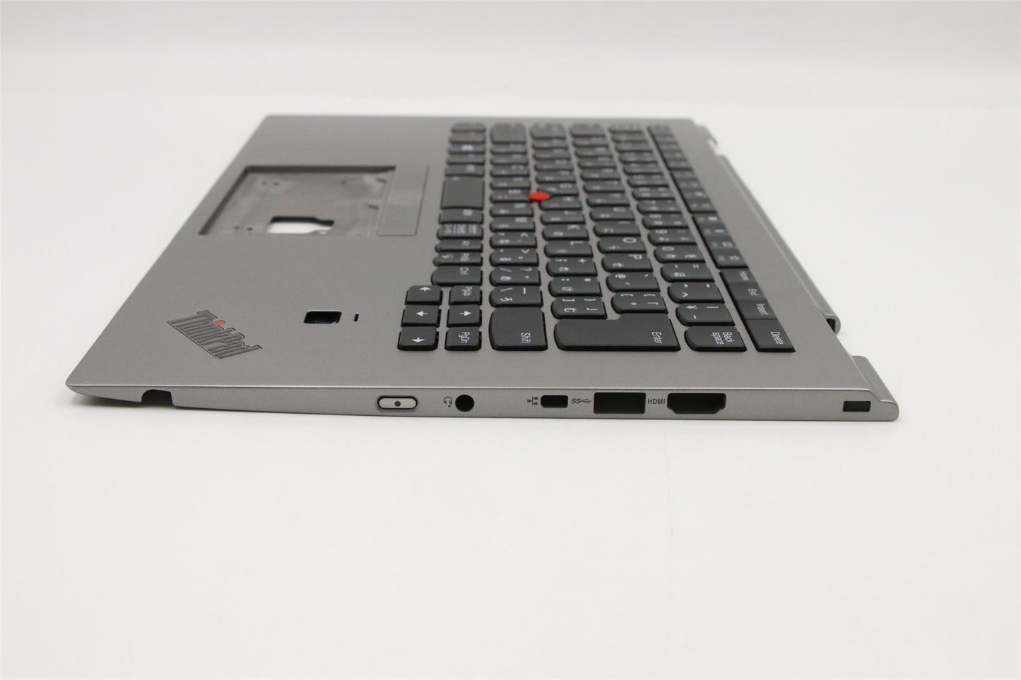 Lenovo Yoga X1 3rd Keyboard Palmrest Top Cover Japanese Silver Backlit 02HL902